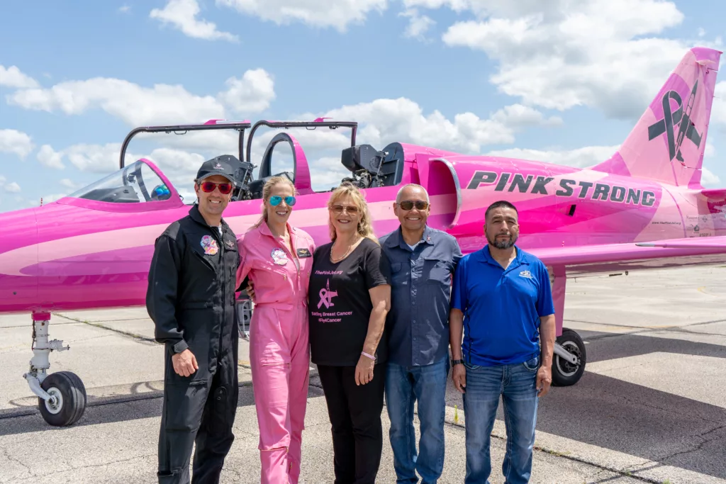 The Pink Jet wages war against breast cancer